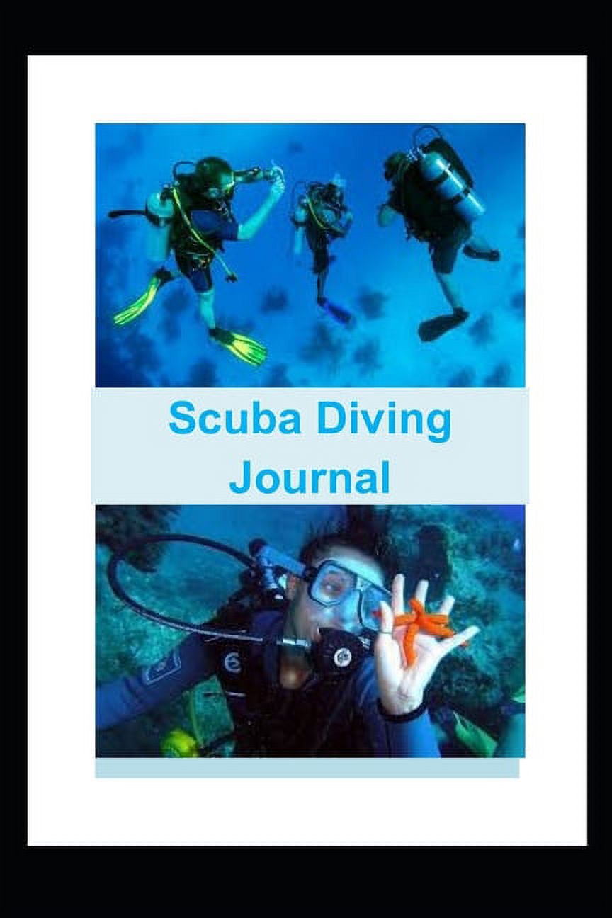 Diver's logbook Scuba diving log Scuba dive log for underwater