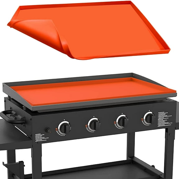 Diverbox 36" Silicone Griddle Mat for Blackstone 36 Inch Griddle , Heavy Duty Food Grade Silicone Griddle Cover, Protect Your Griddle from Dirt & Rust All Year Round
