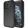 thumbnail image 1 of Diverbox Designed for iPhone 12 Pro Max Case with Screen Protector Camera Lens Cover Heavy Duty Shockproof Dropproof Cases for Apple iPhone 12 Pro Max (Black), 1 of 7