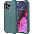 thumbnail image 1 of Diverbox Designed for iPhone 12 Pro Max Case with Screen Protector Camera Lens Cover Heavy Duty Shockproof Dropproof Cases for Apple iPhone 12 Pro Max (Dark Green), 1 of 7