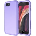 thumbnail image 1 of Diverbox Compatible for iPhone SE case with Screen Protector Heavy Duty Shockproof Shock-Resistant Cases for iPhone se Phone 2022/2020 (Purple), 1 of 7