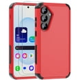 thumbnail image 1 of Diverbox Heavy Duty Case for Samsung Galaxy S25+ Plus, Shockproof Protective Phone Cover with Camera Control Button and Screen Protector - Red, 1 of 7