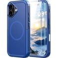 thumbnail image 1 of Diverbox Compatible for iPhone 17 Case, Heavy Duty Shockproof Phone Cover with Camera Control Button and Screen Protector - Blue, 1 of 8