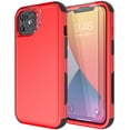 thumbnail image 1 of Diverbox for iPhone 11 Case [Shockproof] [Dropproof] [Tempered Glass Screen Protector + Camera Lens Protector],Heavy Duty Protection Phone Case Cover for Apple iPhone 11 (Red), 1 of 8