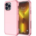 thumbnail image 1 of Diverbox for iPhone 13 Pro Max Case [Shockproof] [Dropproof] [Tempered Glass Screen Protector + Camera Lens Protector],Heavy Duty Protection Phone Case Cover for Apple iPhone 13 Pro Max (Pink), 1 of 7