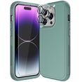 thumbnail image 1 of Diverbox for iPhone 14 Pro Case [Shockproof] [Dropproof] [Tempered Glass Screen + Camera Lens Protector],Heavy Duty Protection Phone Case Cover for Apple iPhone 14 Pro (Pine Green), 1 of 6