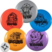 Divergent Discs 5-Disc Beginner Disc Golf Starter Set