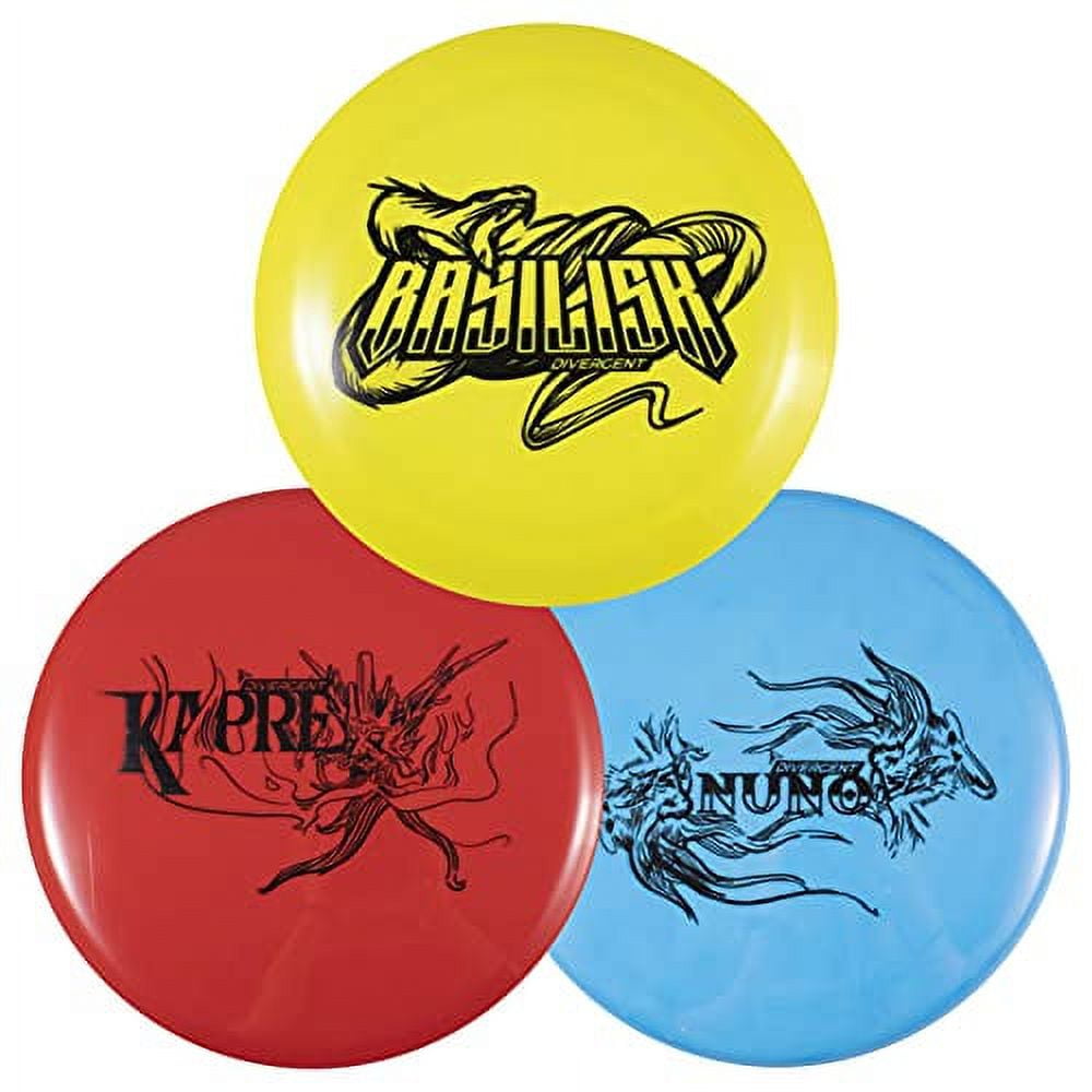 Divergent Discs Max Performance Disc Golf Starter Set Includes Putter