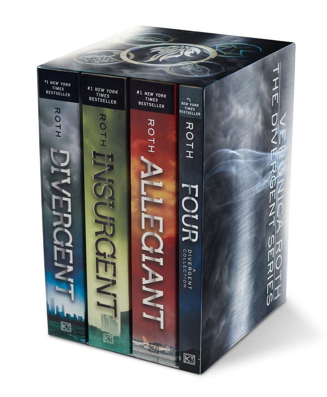 Divergent Series Complete Novel Box Set Divergent, Insurgent, Allegiant, Four (Paperback