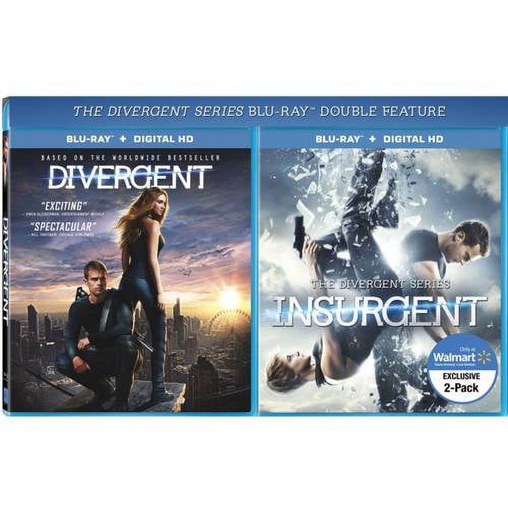 Divergent / The Divergent Series: Insurgent (Blu-ray) (Walmart Exclusive) - image 1 of 1