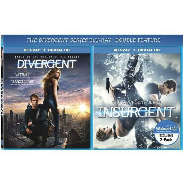 Divergent / The Divergent Series: Insurgent (Blu-ray) (Walmart Exclusive)