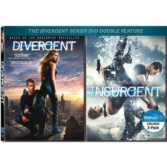 Divergent / The Divergent Series: Insurgent (DVD HD) (Walmart Exclusive)