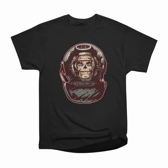 Divers Skull T-Shirt Tee Gift For Him Merch For Her Apparel For Friend