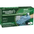 thumbnail image 1 of DiversaMed, DVM8645L, Disposable Nitrile Powder Free Exam, 100 / Box, Blue, 1 of 2