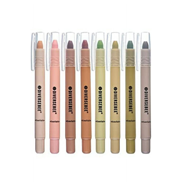DiverseBee Bible Highlighters and Pens No Bleed, 8 Pack Assorted