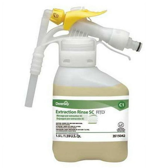 Diversey 3515042 Extraction Rinse SC RTD 1.5 L,  2 PK