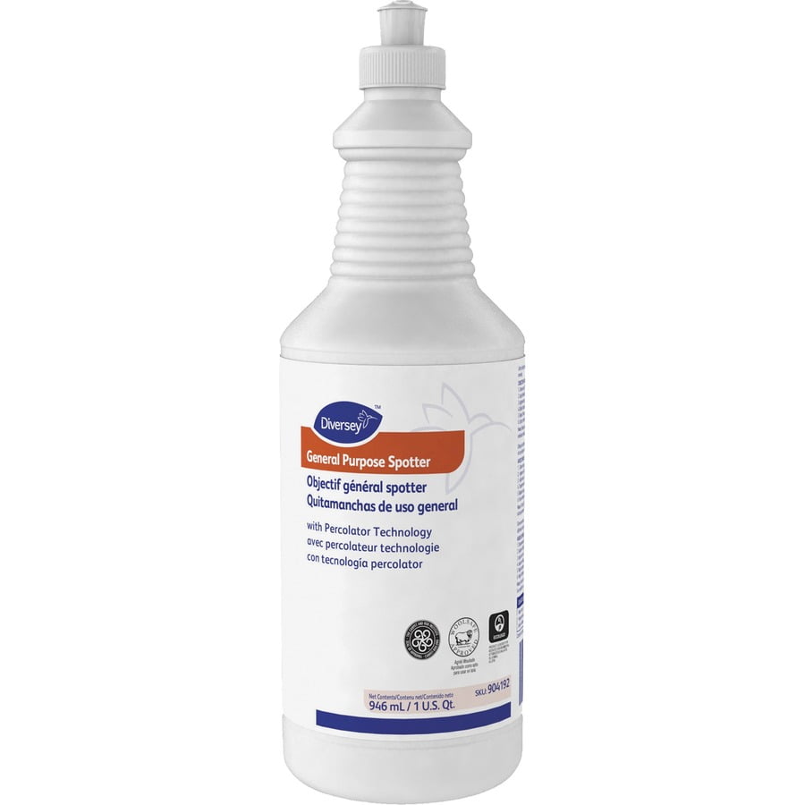 Diversey General Purpose Spotter - 32 fl oz (1 quart) - 6 / Carton - Clear Diversey General Purpose Spotter - 32 fl oz (1 quart) - 6 / Carton - Clear