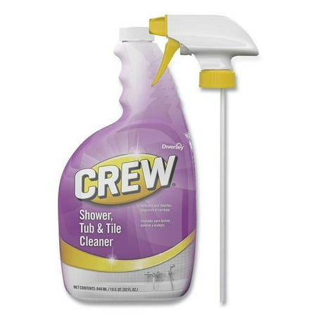 Diversey DVOCBD540281 32 oz Crew Shower Tub & Tile Cleaner - Pack of 4