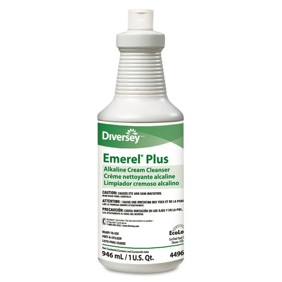 Diversey Emerel Plus Cream Cleanser Odorless 32 oz Squeeze Bottle 12/Carton 94496138