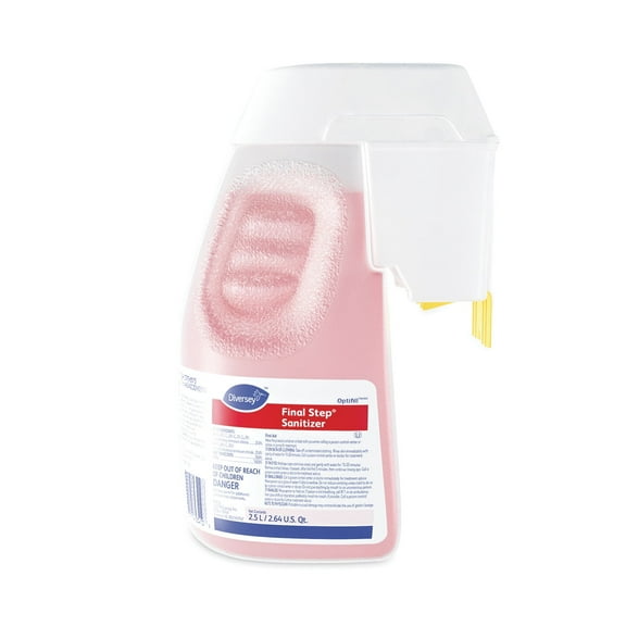 Diversey Final Step Sanitizer, Liquid, 2.5 L Spray Bottle (101105267)
