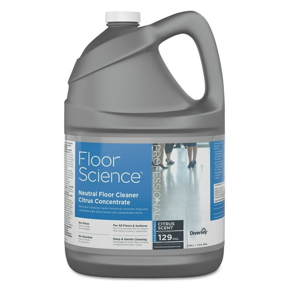 Diversey Floor Science Neutral Floor Cleaner Concentrate Slight Scent 1 gal 4/Carton CBD540441