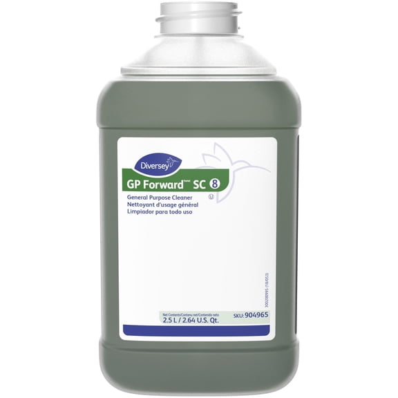 Diversey GP Forward General Purpose Cleaner, Citrus Scent, 2.5 Liters, Pack Of 2