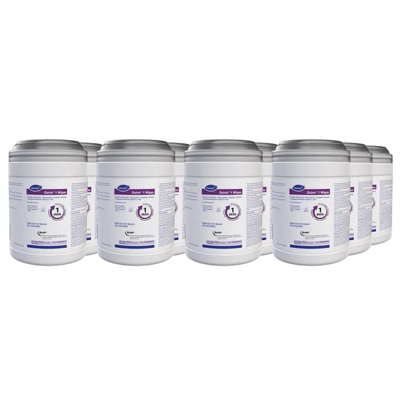 Diversey Oxivir 1 Wipes, 6 X 7, 160/Canister, 12/Carton 100850923