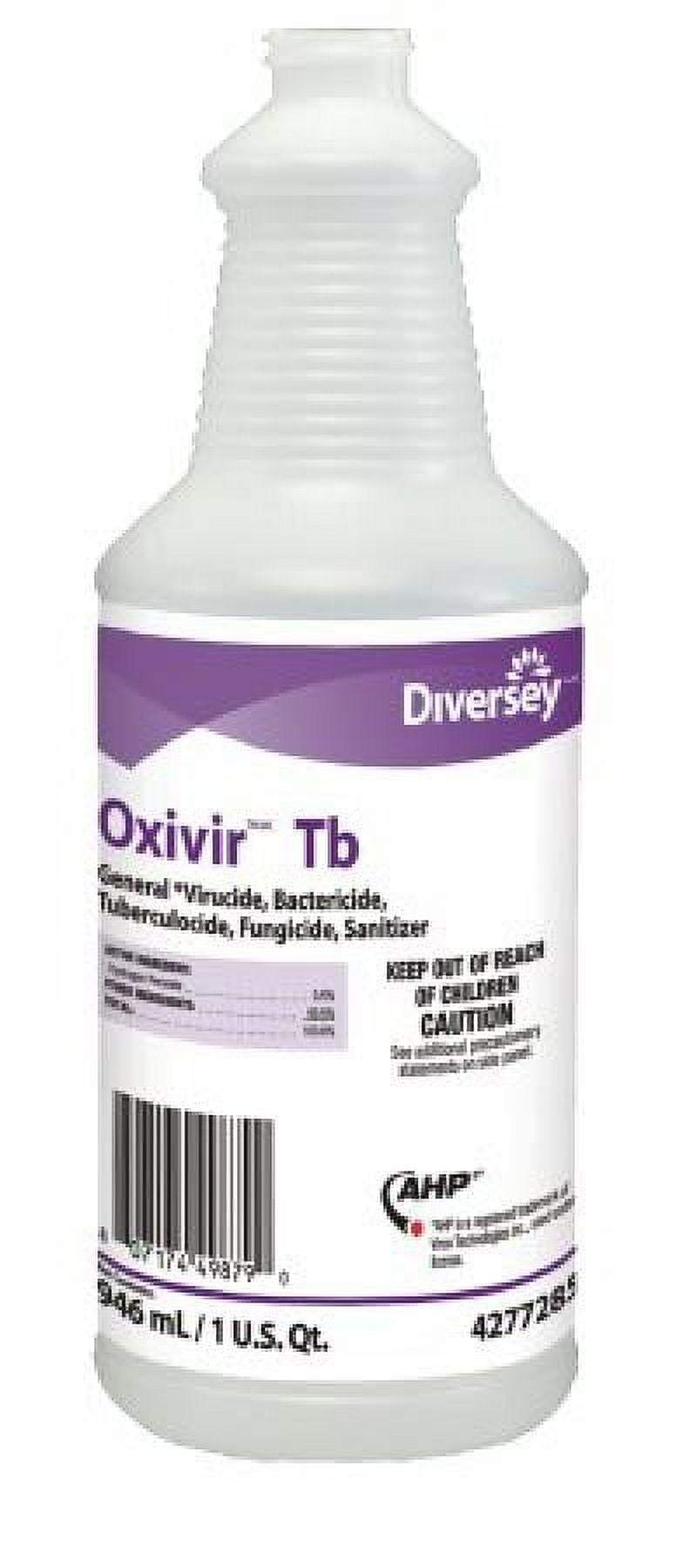 Diversey Oxivir Tb Surface Disinfectant Cleaner, Liquid, Peroxide Based