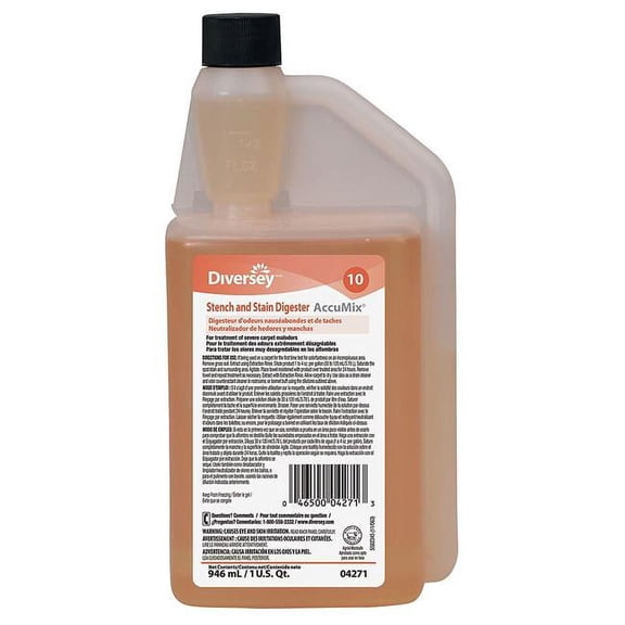 Diversey & SC Johnson 904271 PE 32 oz Stain & Stench Remover, Pack of 6