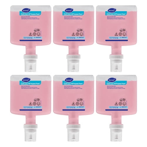 Soft Care All Purpose Foam for IntelliCare Dispensers, Floral, 1.3 L Cartridge, 6/Carton Soft Care All Purpose Foam for IntelliCare Dispensers, Floral, 1.3 L Cartridge, 6/Carton