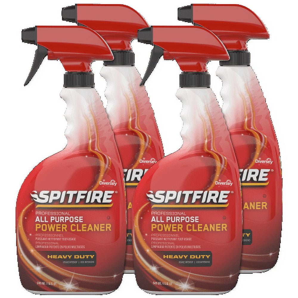 Spitfire All Purpose Power Cleaner, Liquid, 32 oz Spray Bottle, 4/Carton Spitfire All Purpose Power Cleaner, Liquid, 32 oz Spray Bottle, 4/Carton