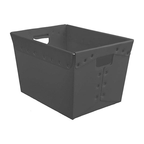 Diversi-Plast Corrugated & Nestable 18 in L x 13 in W x 12 in H, 3 PK 39831L