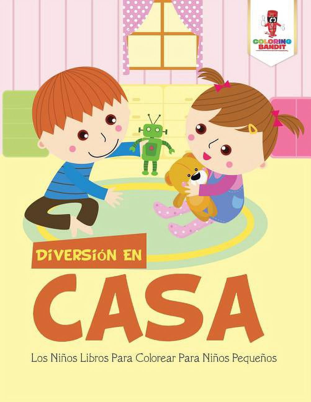 Diversión En Casa: Los Niños Libros Para Colorear Para Niños Pequeños, (Paperback)