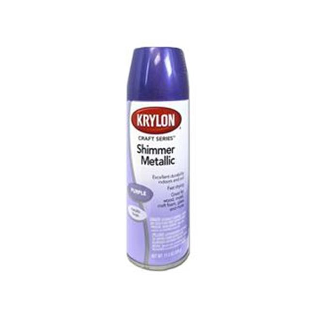Diversified Brands  Krylon Shimmer Metallic Spray Paint, Purple - 11.5 Oz.