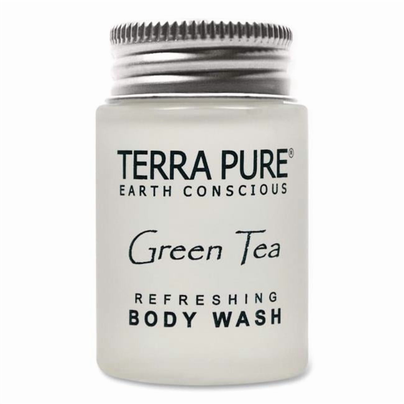 Terra Pure 1 oz Body Wash - Green Tea Lemongrass (300/Carton)