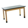 thumbnail image 1 of Diversified Woodcrafts P7246K30L 36 in. x 72 in. Plain Table - 1 in. Epoxy Top, 1 of 1