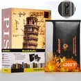 thumbnail image 1 of Diversion Book Safe with 4200°F Fireproof Money Bag and Combination Lock, 10.5" x 7.9" x 2.5" Fake Book Hidden Storage Safe, Hollow Secret Portable Metal Storage Box for Cash, Valuables, 1 of 8