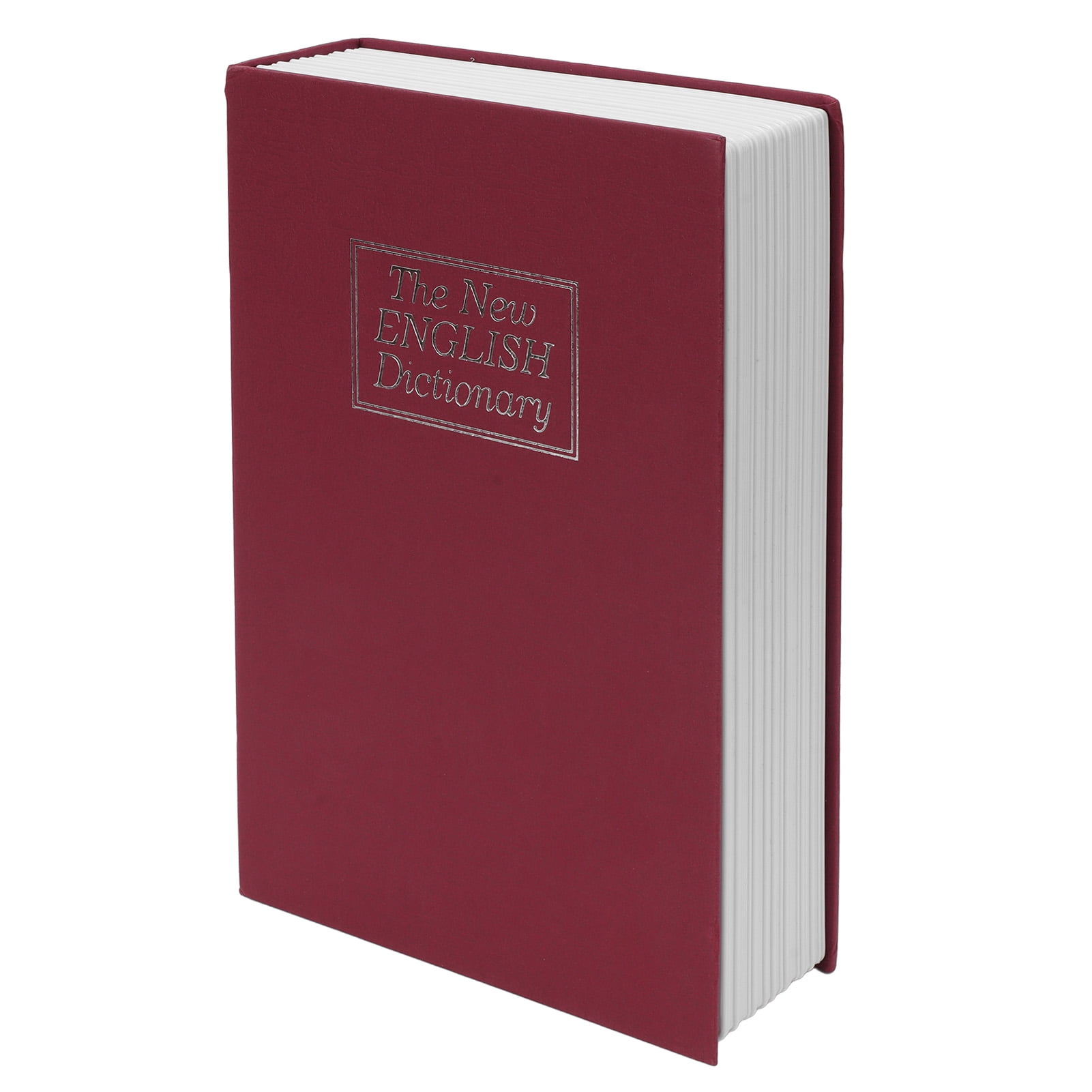 Diversion Book Safe Large Size Dictionary Style Stainless Steel Book Safe Combination Lock for