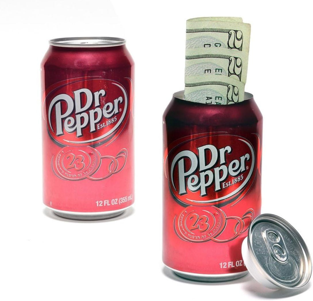 Diversion Can Safe Disguised Secret Stash Hider Dr. Pepper