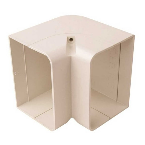 Diversitech 230-EB4 SpeediChannel 4 in. 90-Degree Inside Elbow for Ductless Mini-Split Line-Set Cover System White