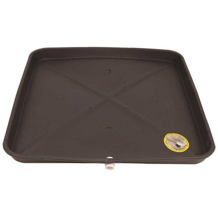 Diversitech 6-3030L 30x30x2 in. Secondary Condensate Drain Pan (5 Drain Pans/Case) Black
