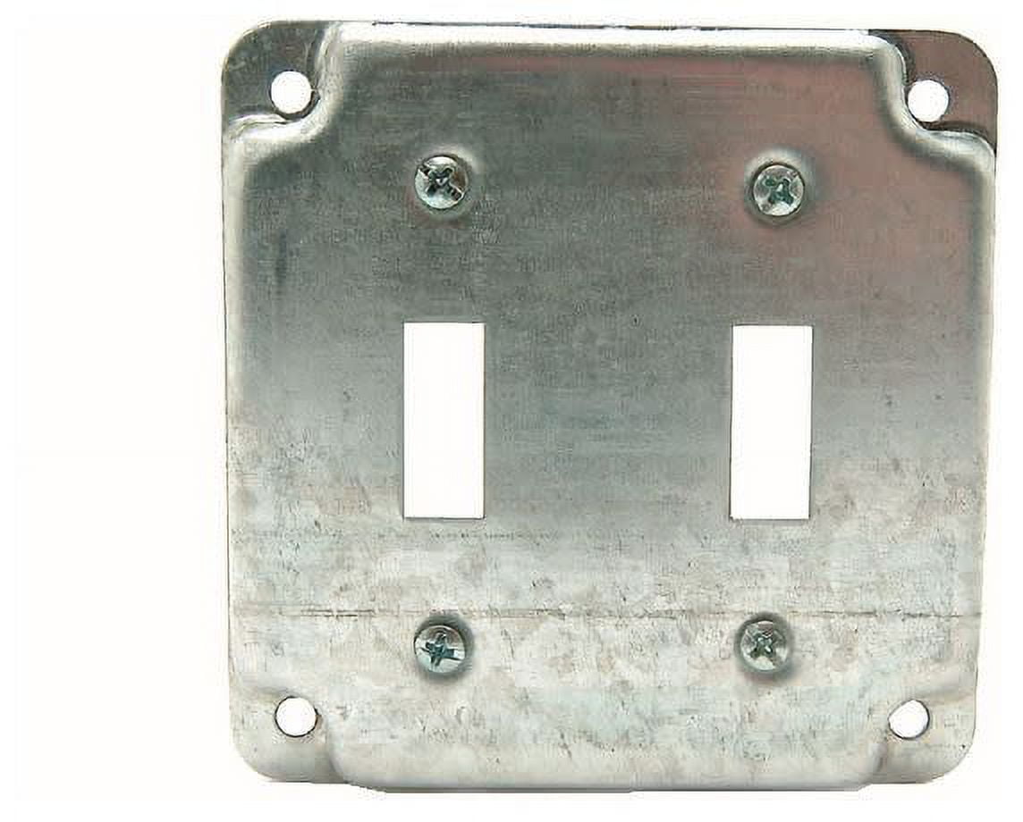 CrouseHinds TP508, 4"", 1/2"" Raised, Toggle Switch, Electrical Box