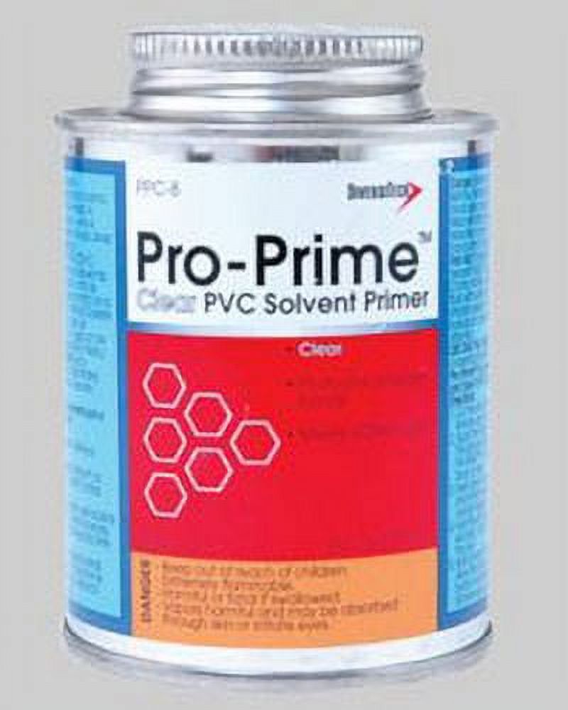 Diversitech PPC8 ProPrime Clear PVC Primer 8 oz. BrushTop Container