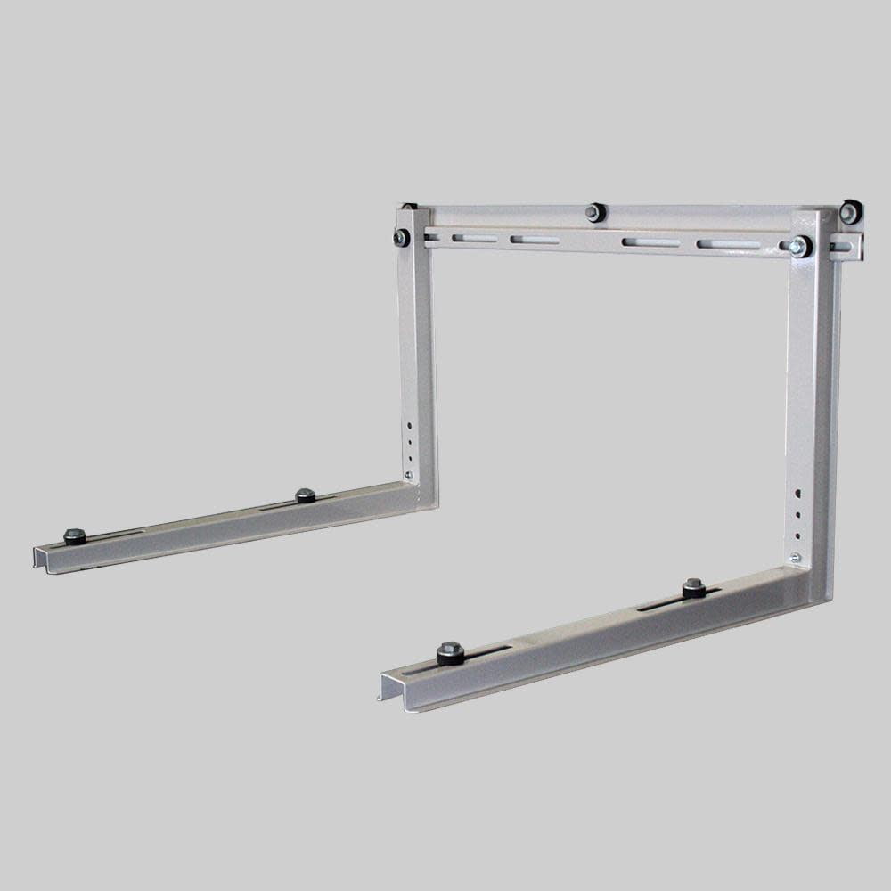Heavy-Duty Silver Steel Wall Bracket Shelf