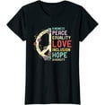 thumbnail image 1 of Diversity Equality Love Peace Human Rights Social Justice T-Shirt, 1 of 3