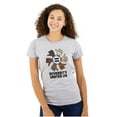 thumbnail image 1 of Diversity Unites Us Social Justice Womens Slim Fit Graphic Tee Brisco Brands S, 1 of 5