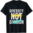 thumbnail image 1 of Diversity not Division Peace Love Inclusionn Human Rights T-Shirt, 1 of 3