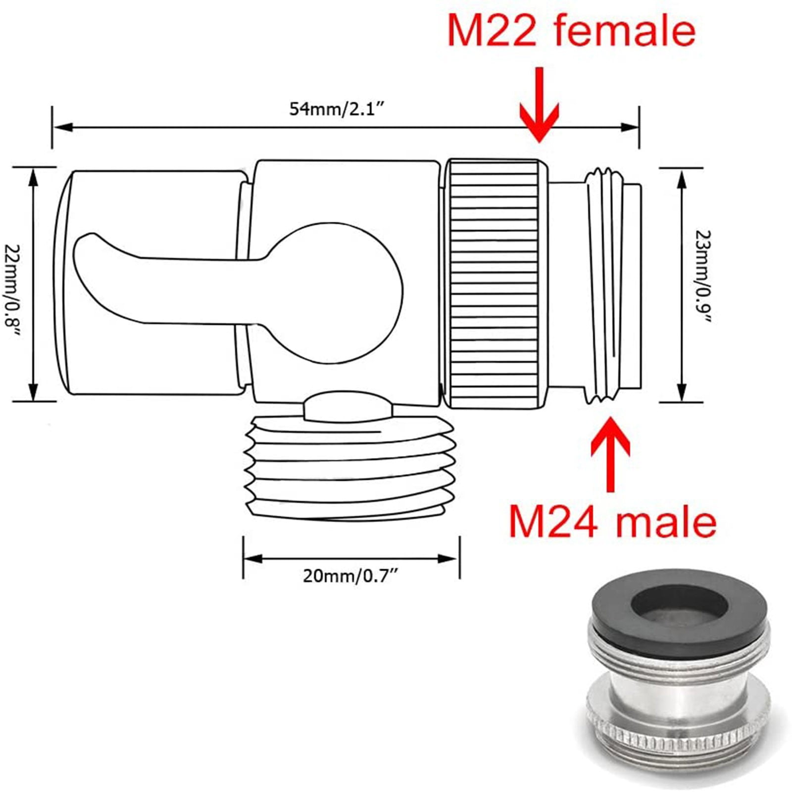 Diverter Faucet Ve To Brass Sink Sink Sprayer Diverter Hose Kitchen