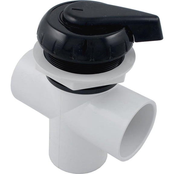 Diverter Valve, Hydro-Air/BWG Hydroflow, 2"s, 3 Port, Black