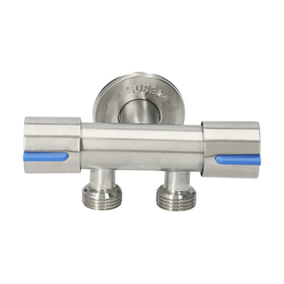 Diverter Valve,Valve Valve Toilet Valve Stainless Steel T-adapter With Shut Steel Water Diverter Bidet T-adapter With Water Diverter Valve With Shut Off Dsfen Shut Off Valve Iuppa